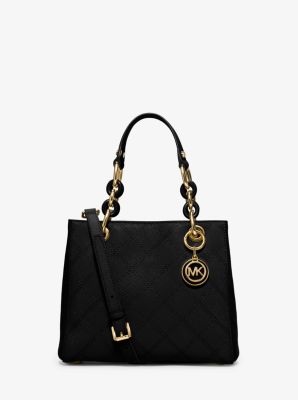 Cynthia Small Saffiano Leather Satchel