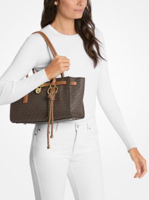 Hamilton Moderne Small Signature Logo Satchel image number 2