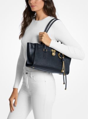 Petite sacoche Hamilton Moderne en cuir in DRESS BLUES | Michael Kors