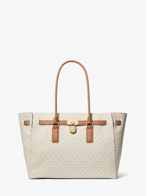 Hamilton Moderne Large Signature Logo Tote Bag image number 0