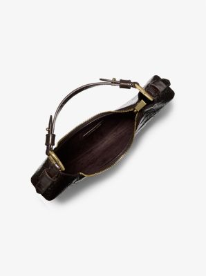 Koa Medium Crocodile Embossed Leather Shoulder Bag image number 1