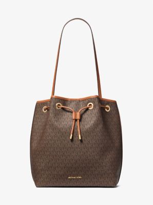 Avery Medium Signature Logo Bucket Messenger Bag