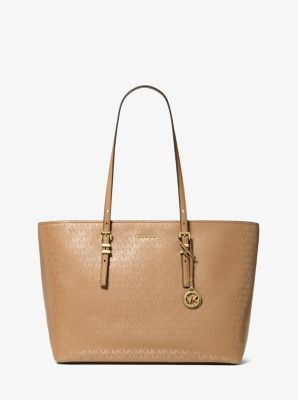 Quinn Large Metallic Signature Logo Tote Bag image number 0