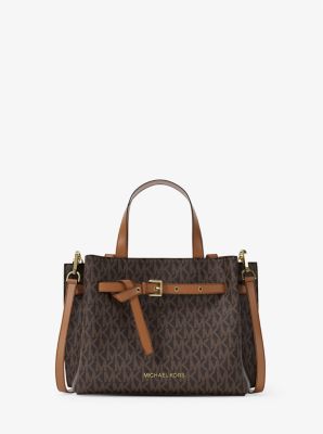 Emilia Small Signature Logo Satchel image number 0