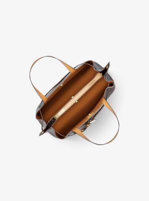 Emilia Small Signature Logo Satchel image number 1