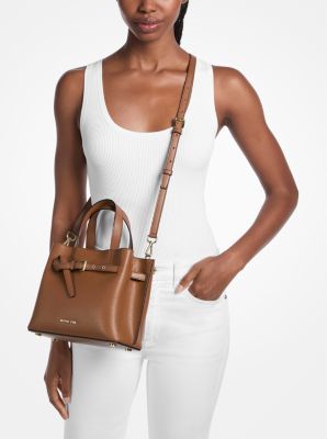 Henkeltasche Emilia Small aus gekrispeltem Leder image number 3