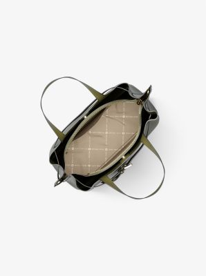 Emilia Small Pebbled Leather Satchel image number 4