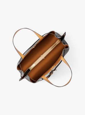 Emilia Medium Signature Logo Satchel image number 1