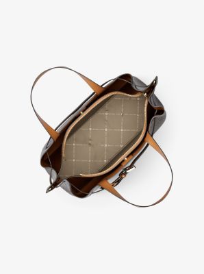 Emilia Medium Signature Logo Satchel image number 4