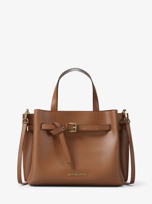 エマル5　コトリサマ Emilia Medium Pebbled Leather Satchel | Michael Kors [CH]