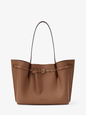 Shopper Emilia Large aus gekrispeltem Leder image number 0