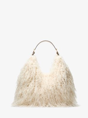 Nolita Large Faux Shearling Shoulder Bag image number 0