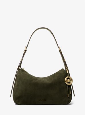 Sac porté épaule convertible Nolita de taille moyenne en nubuck