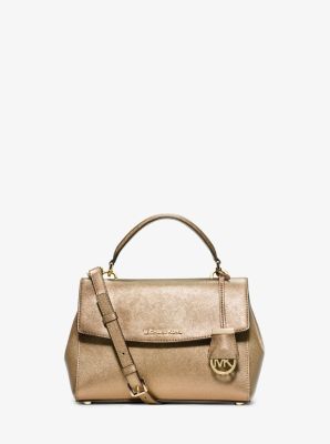 michael kors ava small leather satchel