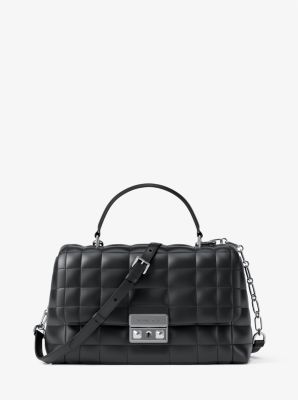 Henkeltasche Tribeca Medium aus abgestepptem Leder