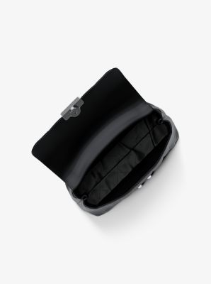 Henkeltasche Tribeca Medium aus abgestepptem Leder