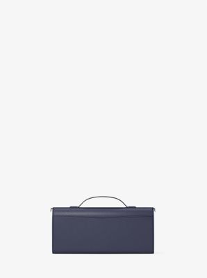 Hamilton Moderne Medium Leather Convertible Shoulder Bag in DRESS BLUES | Michael Kors
