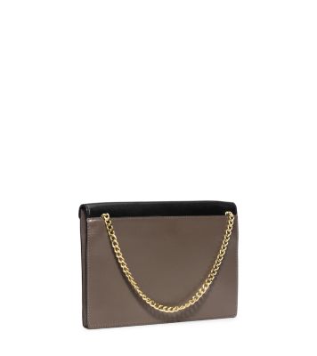 Lana Color-Block Leather Envelope Clutch