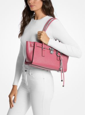 Bolso satchel Hamilton Moderne pequeño de piel in PALORROSA | Michael Kors
