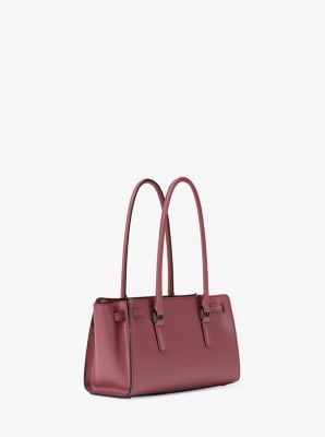 Bolso satchel Hamilton Moderne pequeño de piel in PALORROSA | Michael Kors