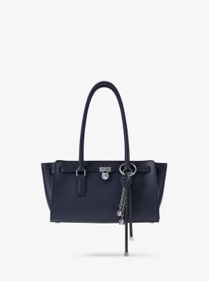 Hamilton Moderne Small Leather Satchel in DRESS BLUES | Michael Kors