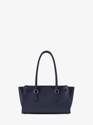 Hamilton Moderne Small Leather Satchel in DRESS BLUES | Michael Kors