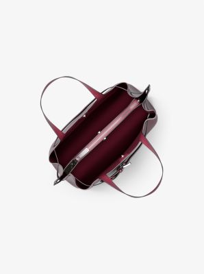 Emilia Small Pebbled Leather Satchel image number 1