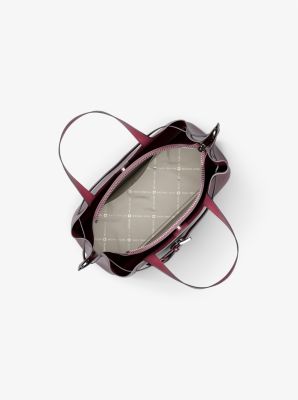 Emilia Small Pebbled Leather Satchel image number 4