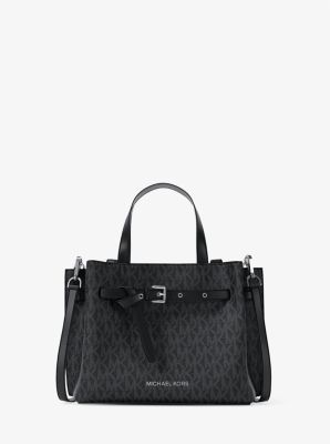 Emilia Small Signature Logo Satchel image number 0