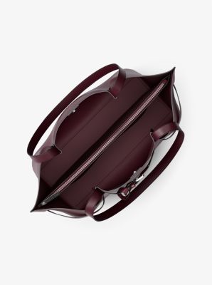 Borsa tote Emilia grande in pelle martellata image number 1