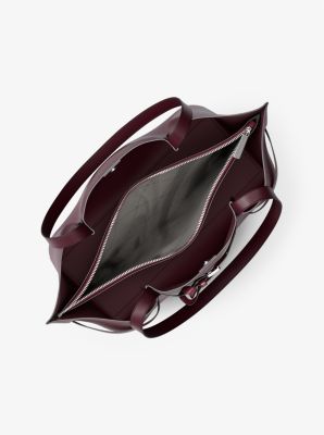 Borsa tote Emilia grande in pelle martellata image number 4