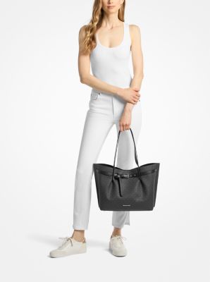 Borsa tote Emilia grande con stampa logo image number 3