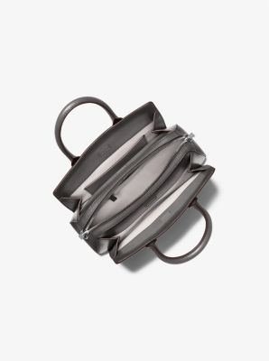 Laila Small Burnished Leather Satchel image number 1
