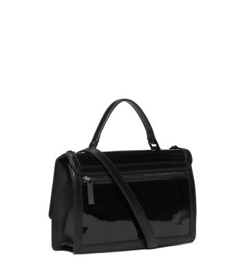 Callie Patent-Leather Messenger
