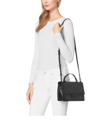 Callie Patent-Leather Messenger