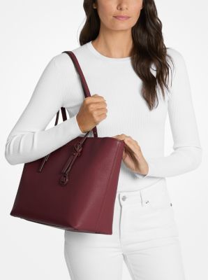 Quinn Large Pebbled Leather Tote Bag image number 2