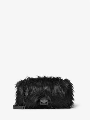 Tribeca Large Faux Fur Shoulder Bag image number 0