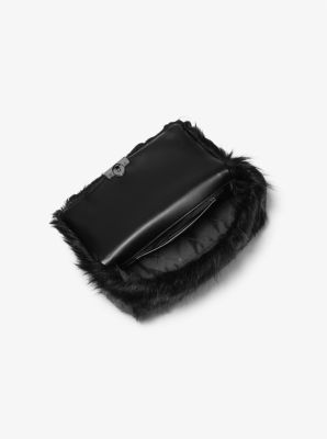 Tribeca Large Faux Fur Shoulder Bag image number 1