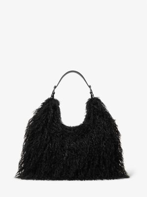 Nolita Large Faux Shearling Shoulder Bag image number 0