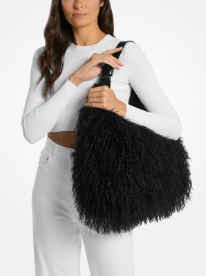 Nolita Large Faux Shearling Shoulder Bag image number 2