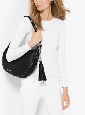 Brooklyn Large Convertible Leather Hobo