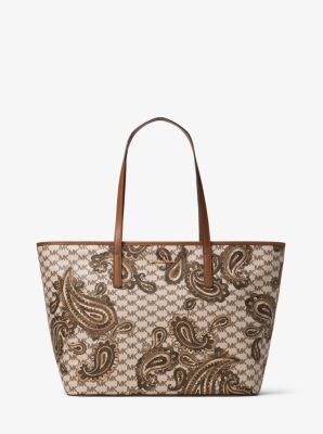 Emry Large Heritage Paisley Tote Michael Kors