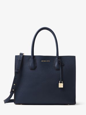 michael kors mercer pebbled leather tote