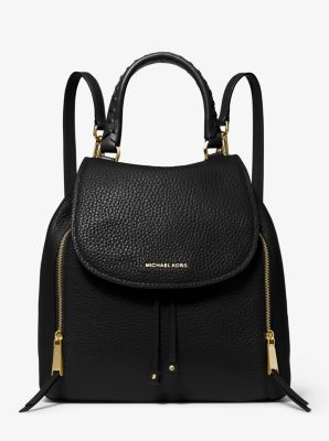 viv large leather backpack michael kors