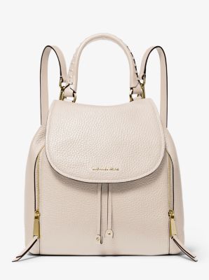 michael kors large leather backpack