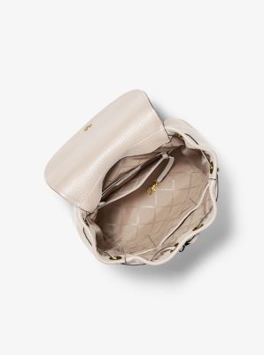 Mochila Viv grande de piel in ARENA CLARO | Michael Kors