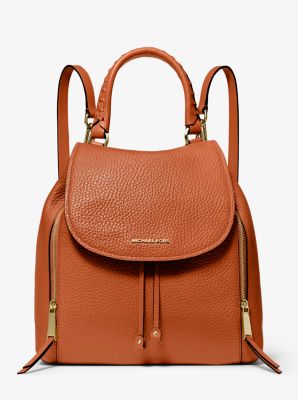 michael kors viv large leather backpack