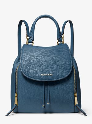 michael kors viv large leather backpack