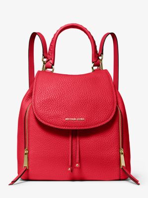 michael kors viv leather backpack