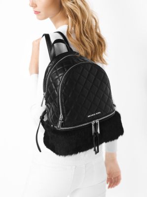 Michael kors shop rhea quilted backpack